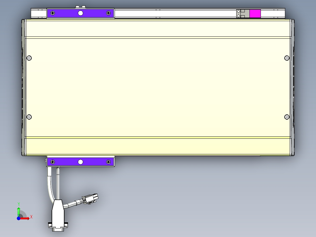 威洛博VL系列3d模型模组VL22H1Y-S250前视图