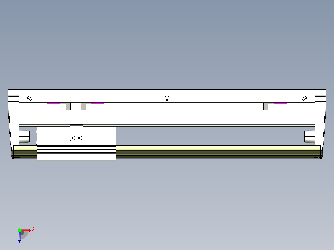 威洛博VL系列3d模型模组VL22H1Y-S250俯视图