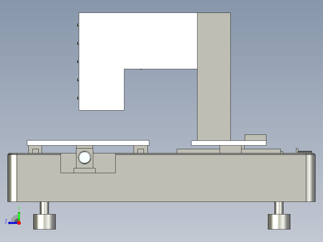 二维视觉测量机设计含proe三维图==810757=600右视图