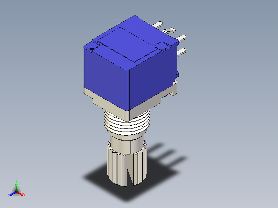 双电位计正等轴测图
