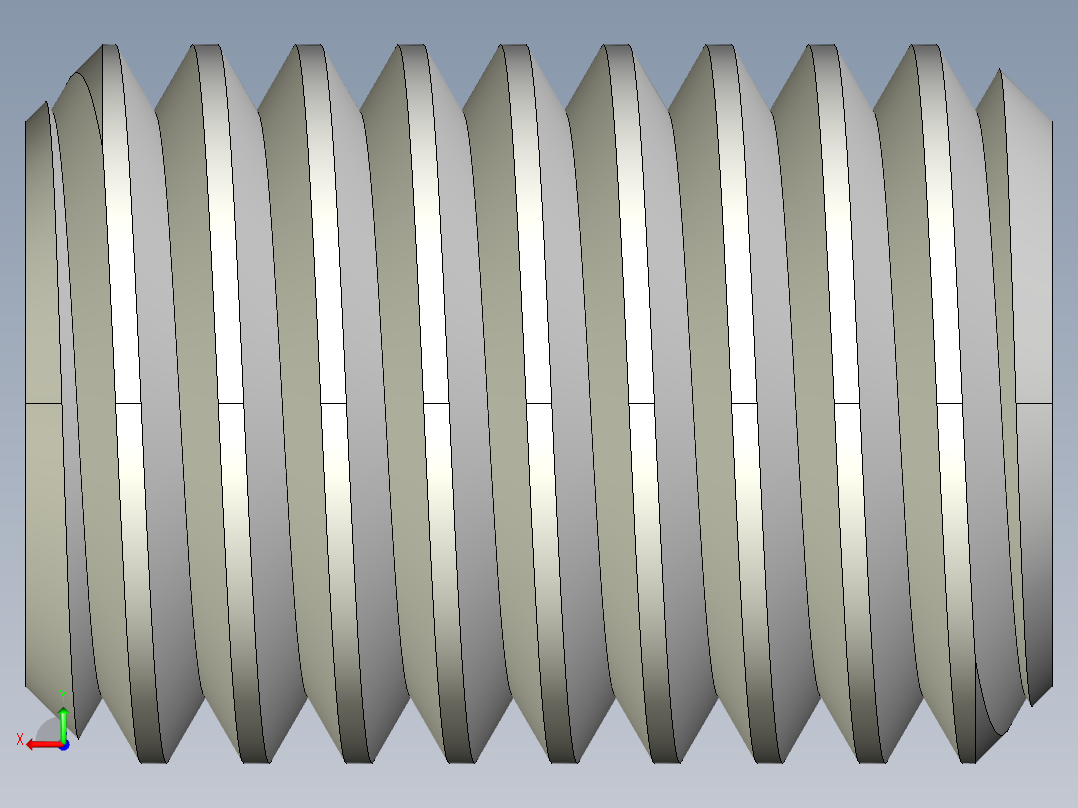 DIN 913-ISO 4026 固定螺钉-M14 L=20.STEP后视图