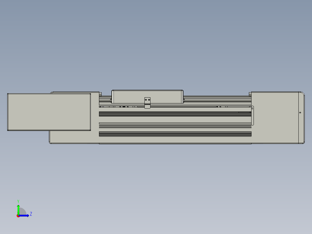威洛博直线电机模组EB10-L224-S150-BL-ZP75-MS3-5K左视图