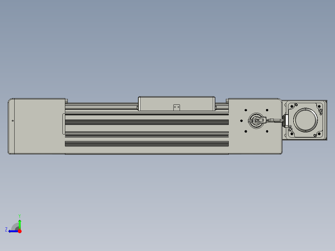 威洛博直线电机模组EB10-L224-S150-BL-ZP75-MS3-5K右视图