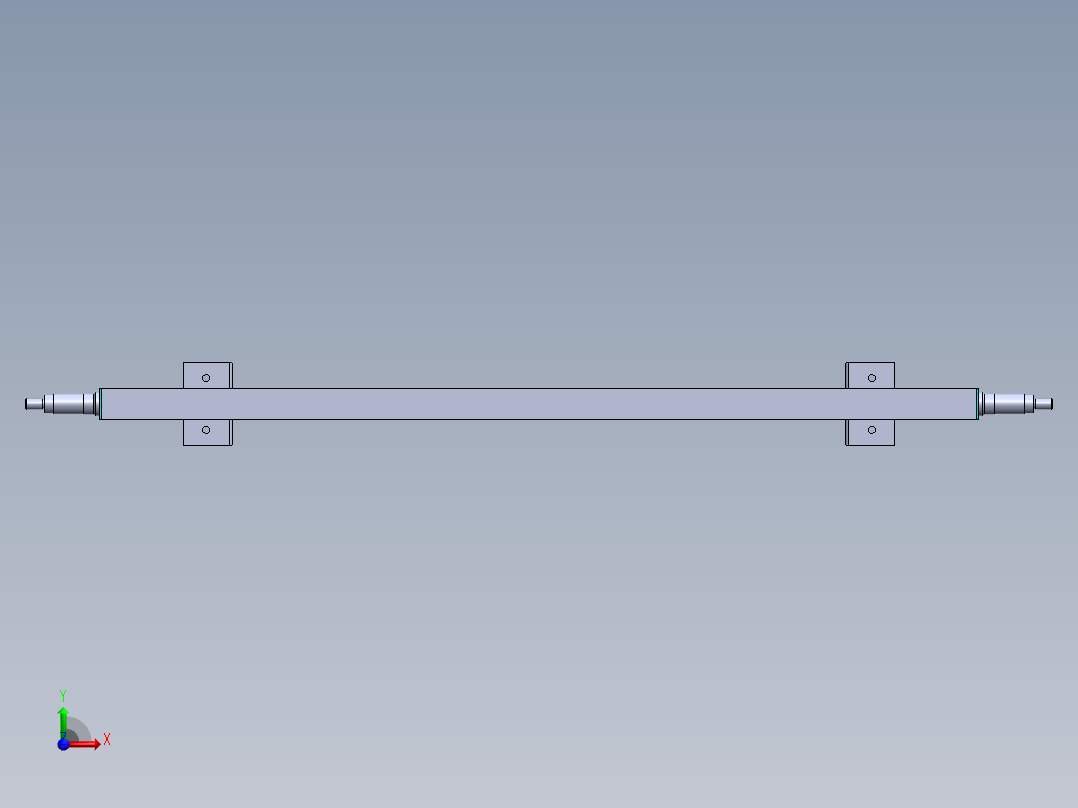 大型谷物脱粒机前视图