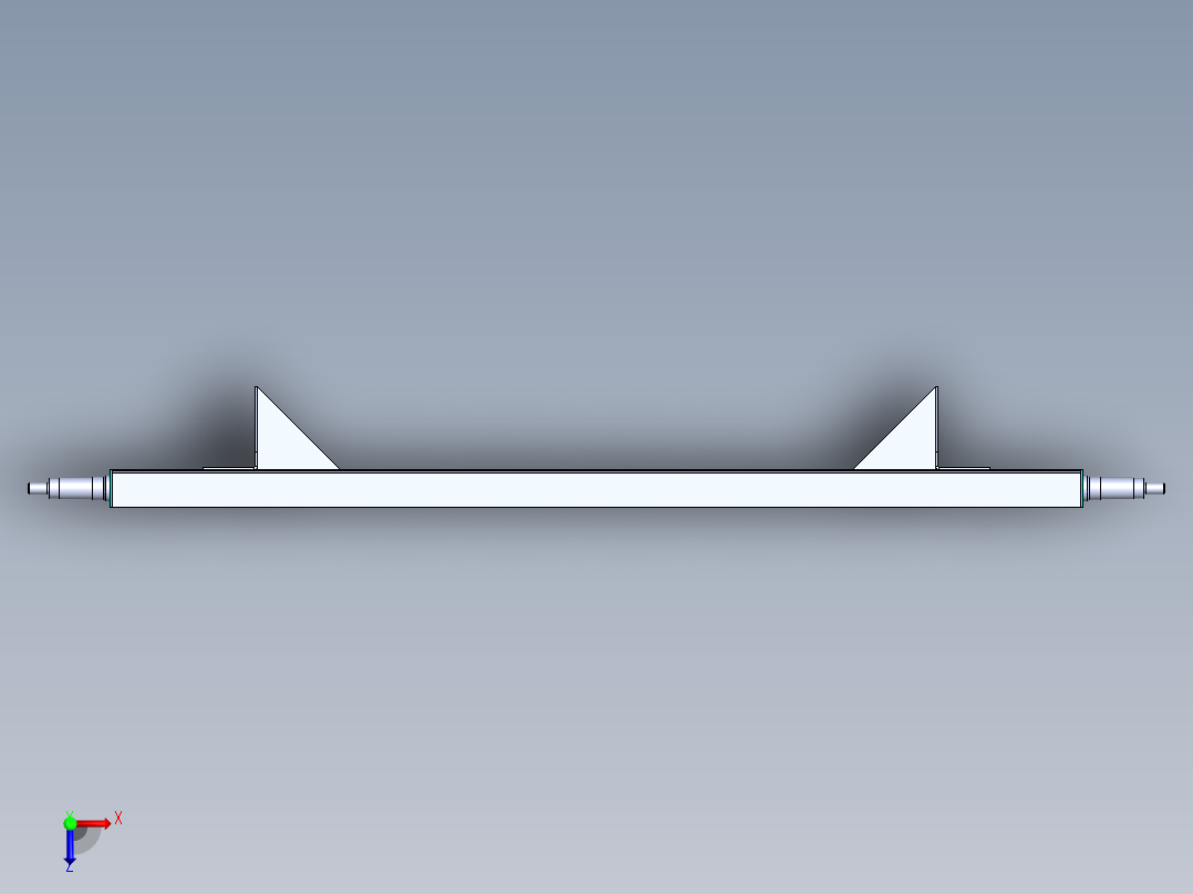 大型谷物脱粒机俯视图