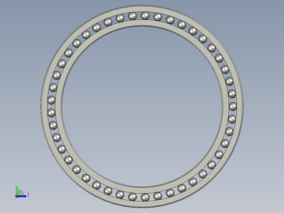 深沟球轴承61876左视图