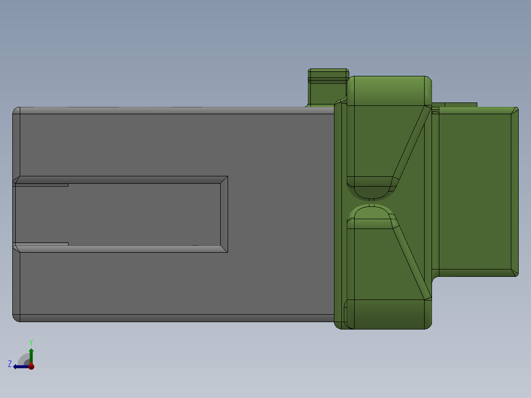 塑胶件倍速点胶生产线sw17右视图