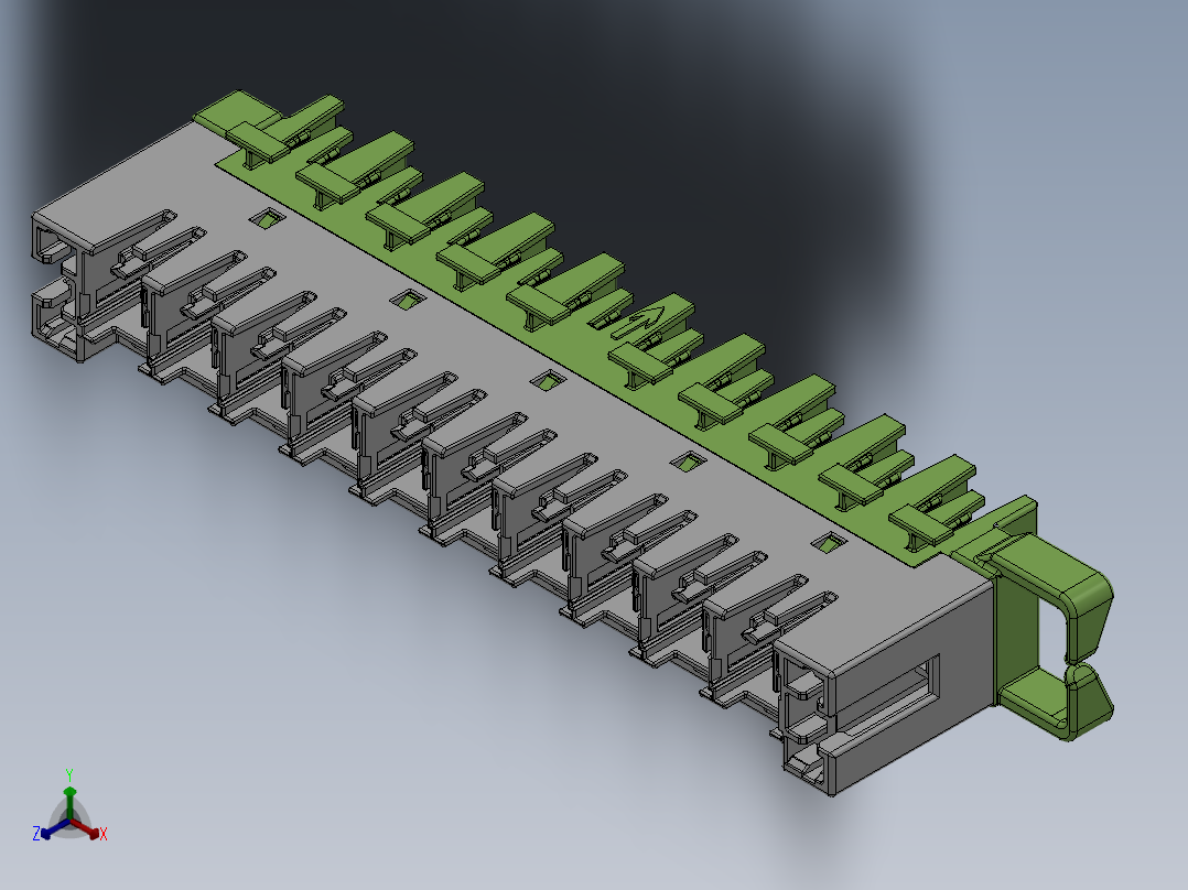 塑胶件倍速点胶生产线sw17正等轴测图