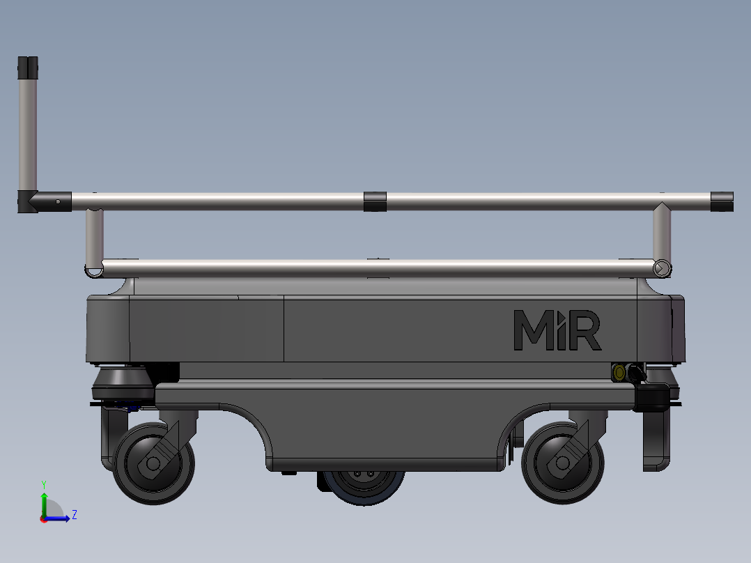 AGV小车MIR100左视图