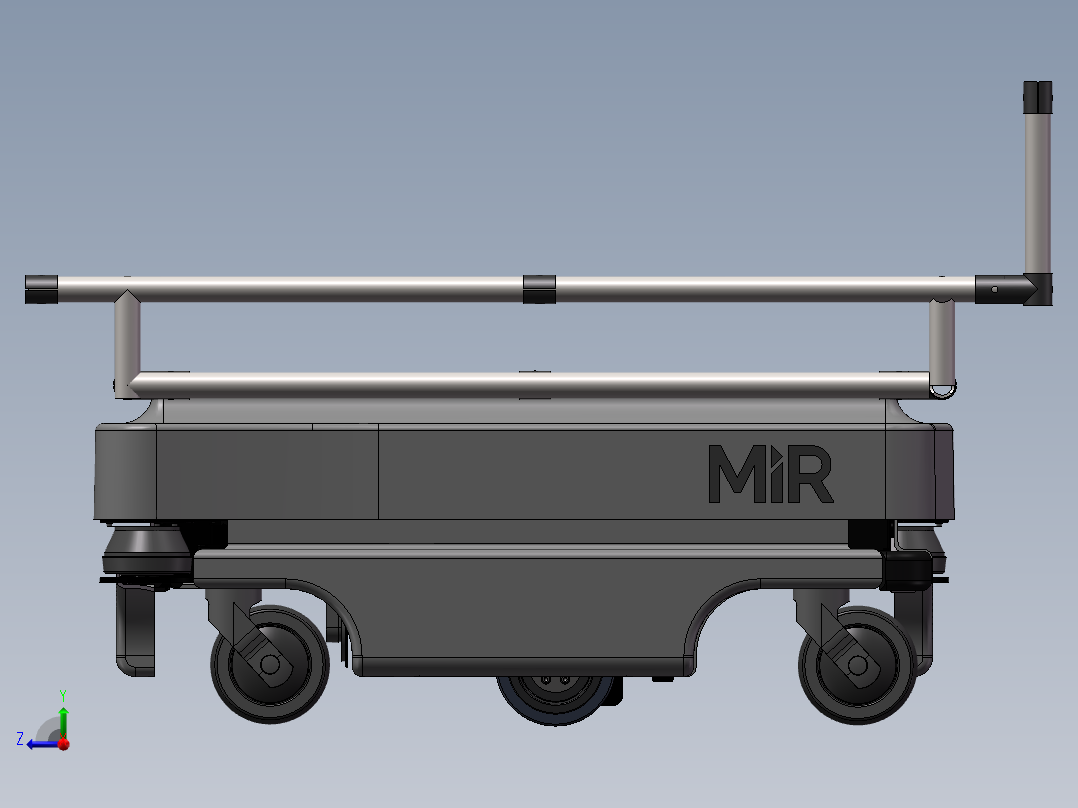 AGV小车MIR100右视图
