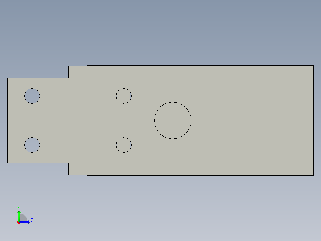 普通气爪PH07-10左视图