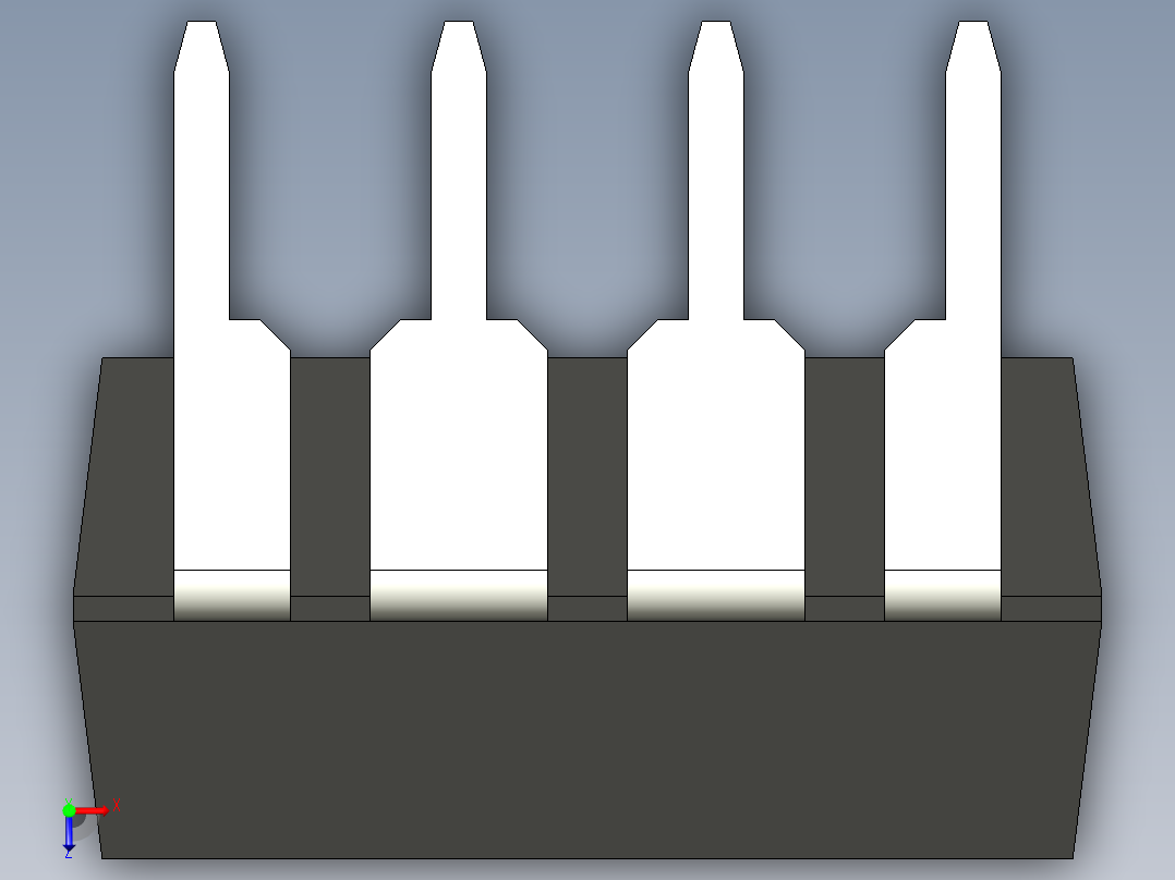 集成电路封装-MS-001BA俯视图