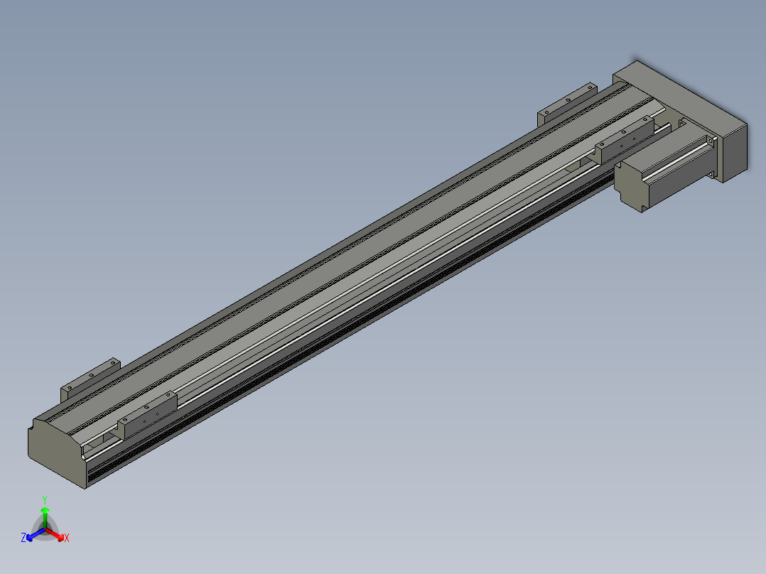 直线模组LHAT10-CA-S800-R-C3设计图纸