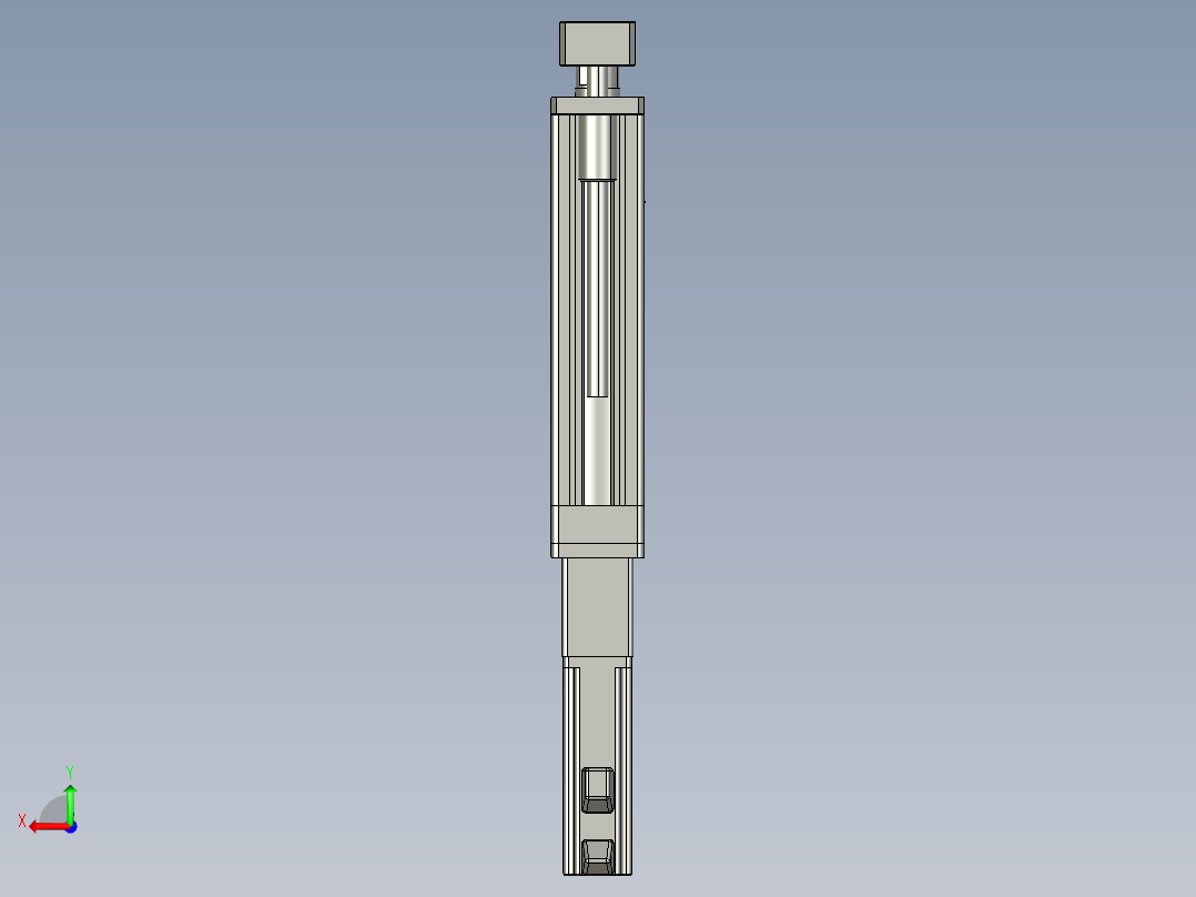 12VZ电动缸-VZ5D-S100-BC后视图