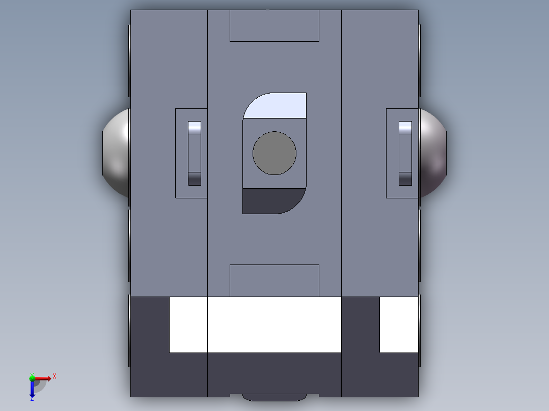 铝型材及其附件8.31.4545C俯视图