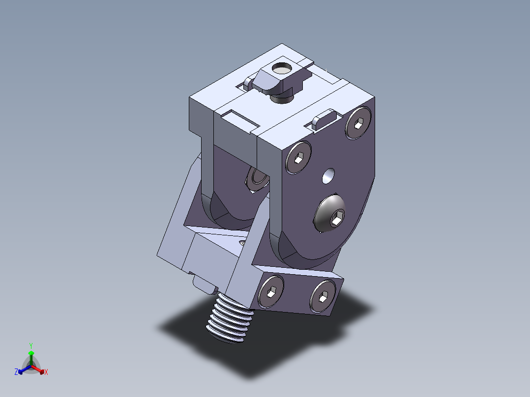 铝型材及其附件8.31.4545C正等轴测图
