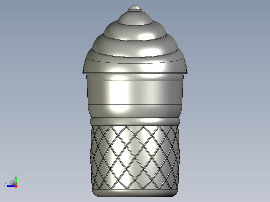 雪糕杯冰激凌杯冰淇淋酸奶杯杯子果冻杯冰淇淋杯水杯塑料杯右视图