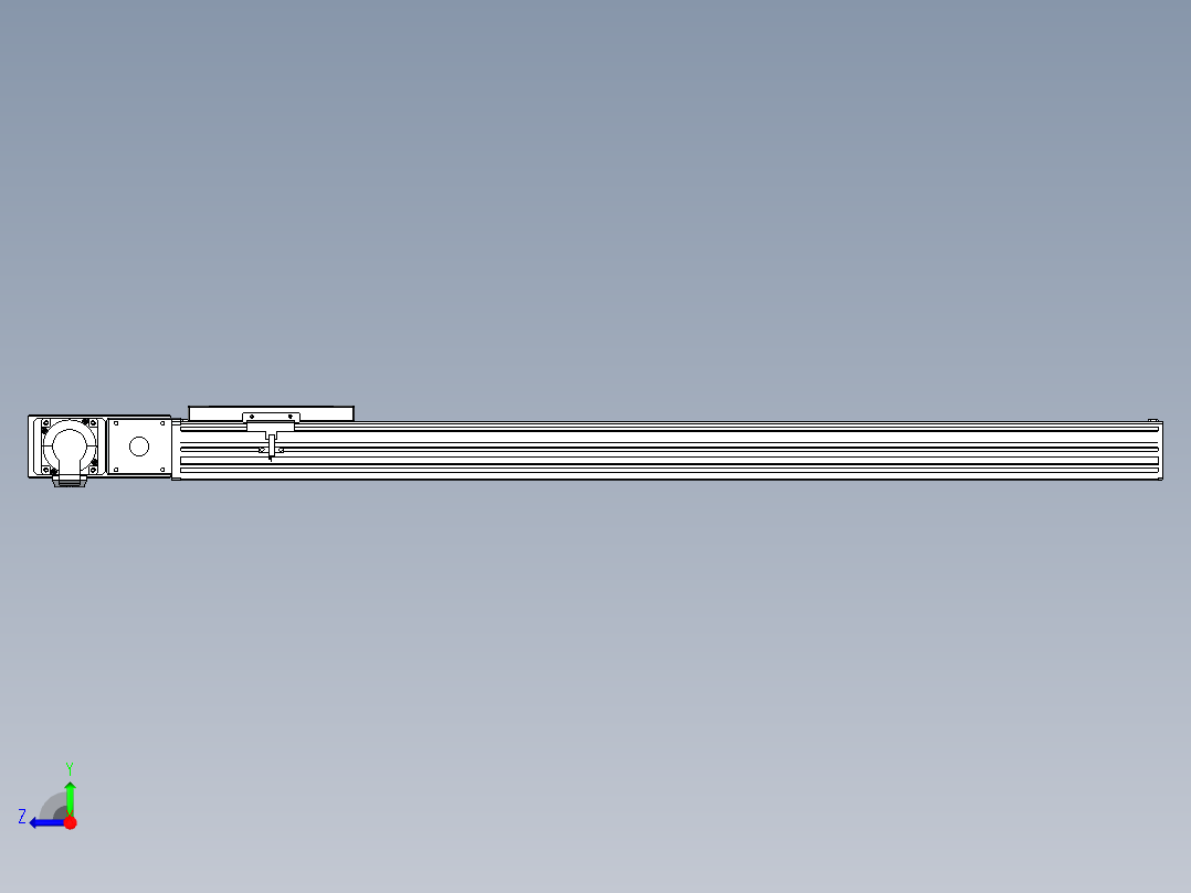 同步带全封闭直线模组TPA-HCB-120D-90-L800-ML-Y-P40-N3右视图