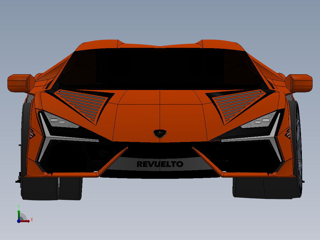 兰博基尼 lamborghini revuelto SW前视图