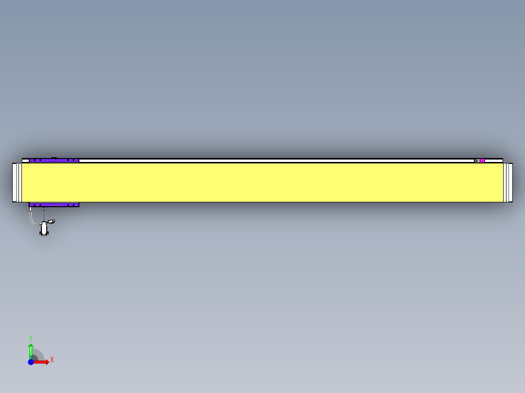 威洛博VL系列3d模型模组VL14S2Y-S1500前视图