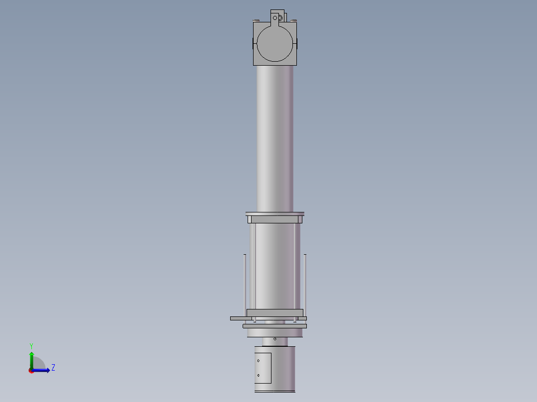 D0713-100吨冲床自动上下料机械手+CAD+说明书==687492=250左视图