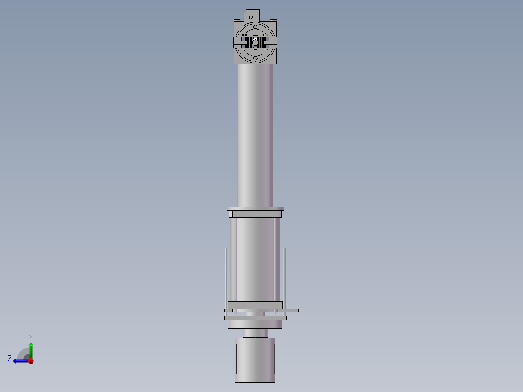 D0713-100吨冲床自动上下料机械手+CAD+说明书==687492=250右视图