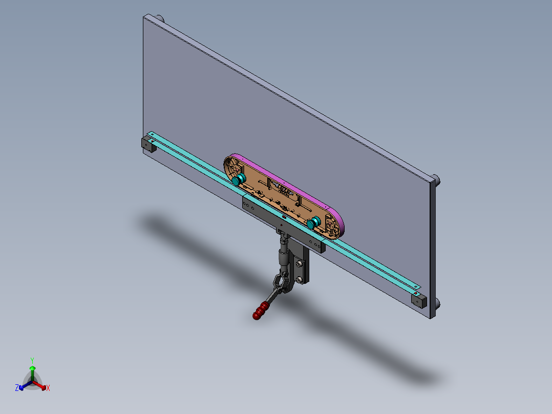 T0229-F04上壳贴保护模治具正等轴测图