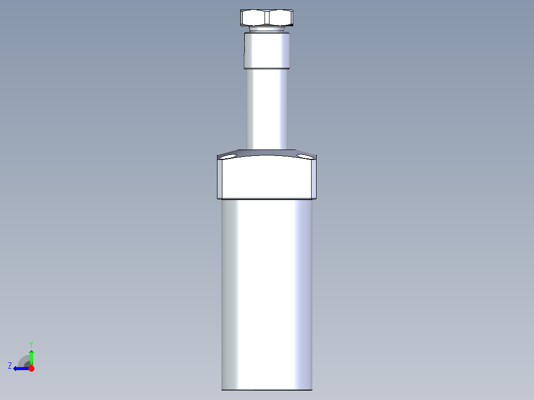 KOSMEKLHA0550-CR-Q35多系列多零件图纸模型右视图