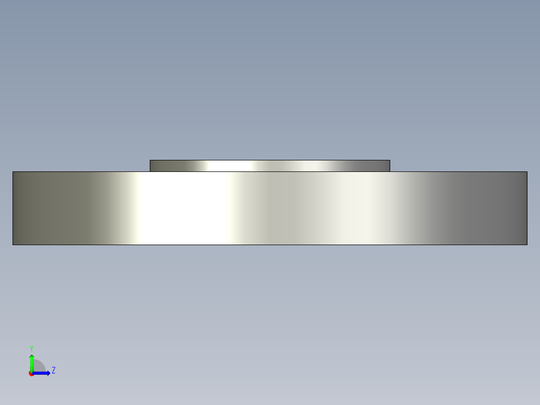 船舶管路系统SeaCor_Blind Flange_37J153015_1.5in左视图