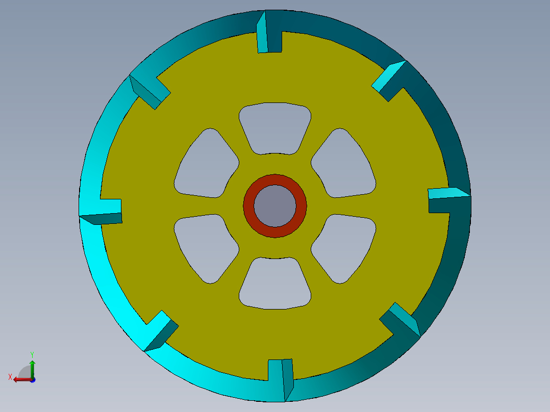 滚刀式修剪机后视图