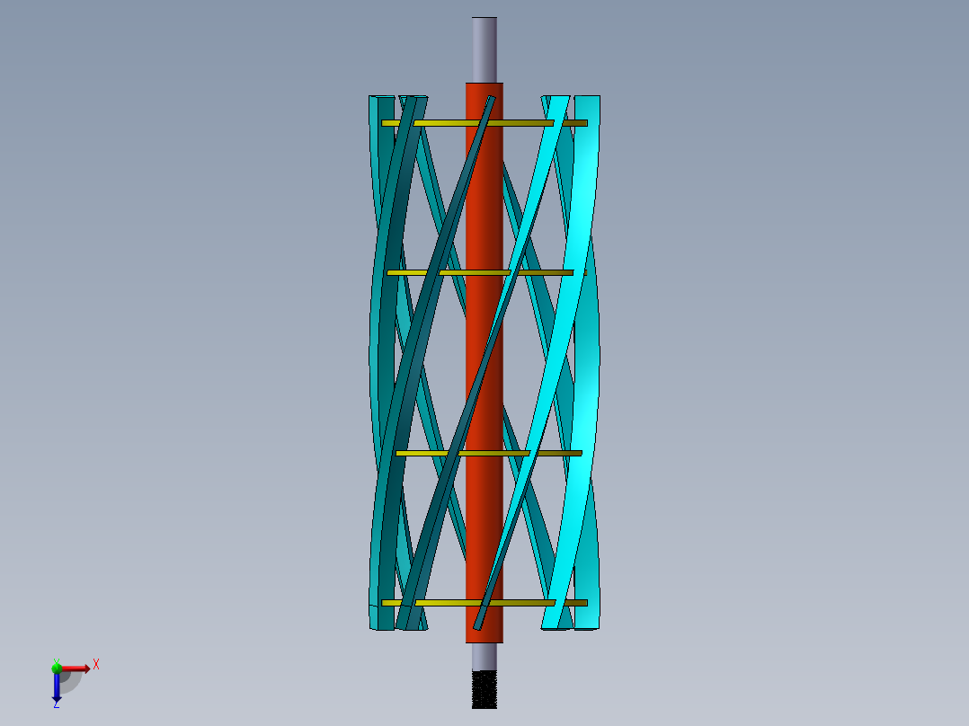 滚刀式修剪机俯视图