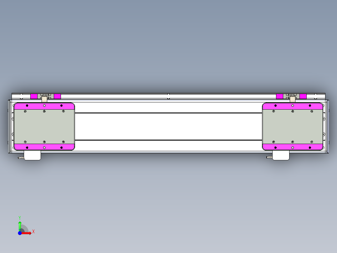 威洛博LC系列3d模型模组2LC14S1Y-S450前视图