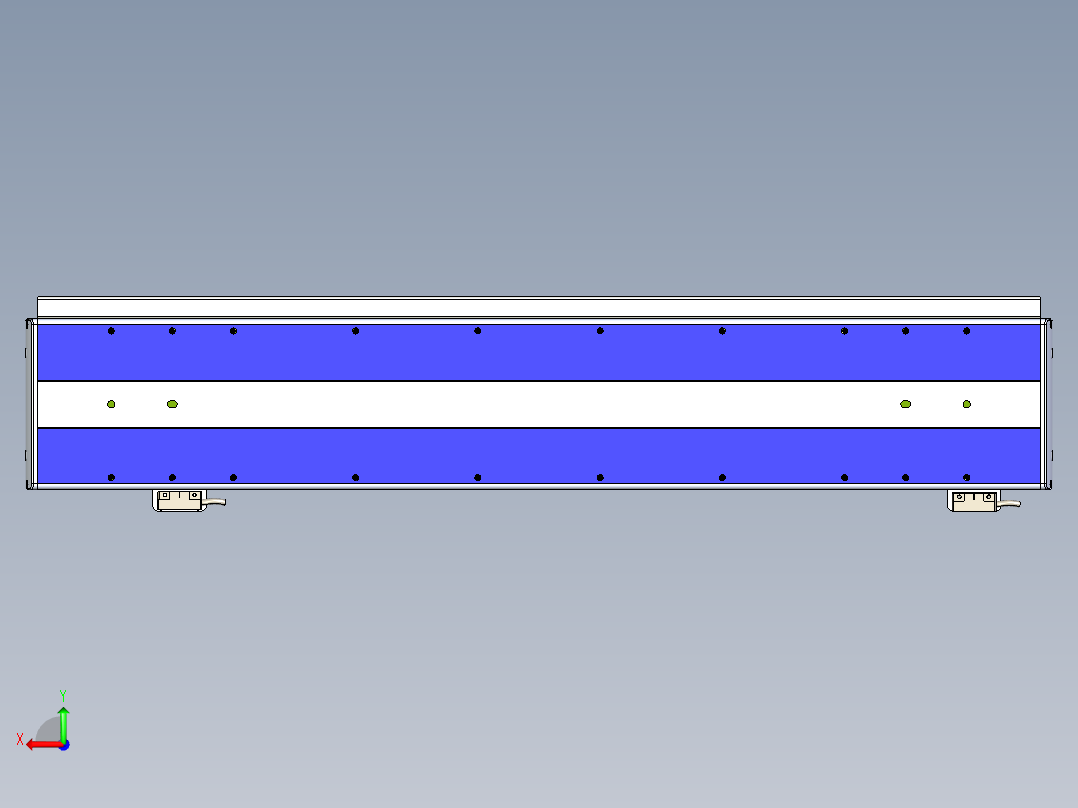 威洛博LC系列3d模型模组2LC14S1Y-S450后视图