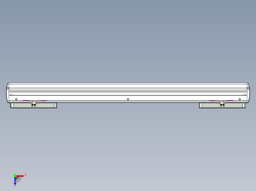 威洛博LC系列3d模型模组2LC14S1Y-S450俯视图
