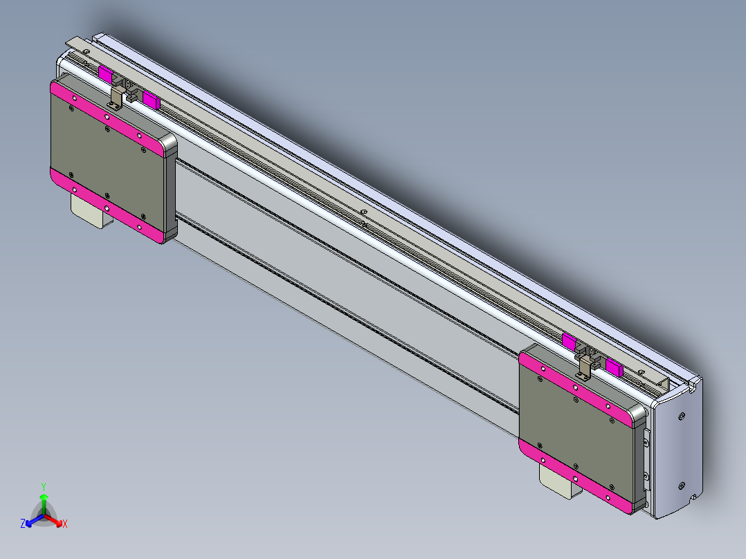 威洛博LC系列3d模型模组2LC14S1Y-S450正等轴测图