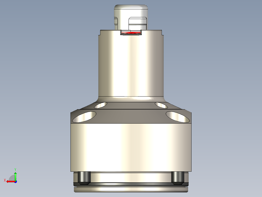 KOSMEKSFA3000-M1N-160-H65多系列多零件图纸模型多系列多零件图纸模型后视图