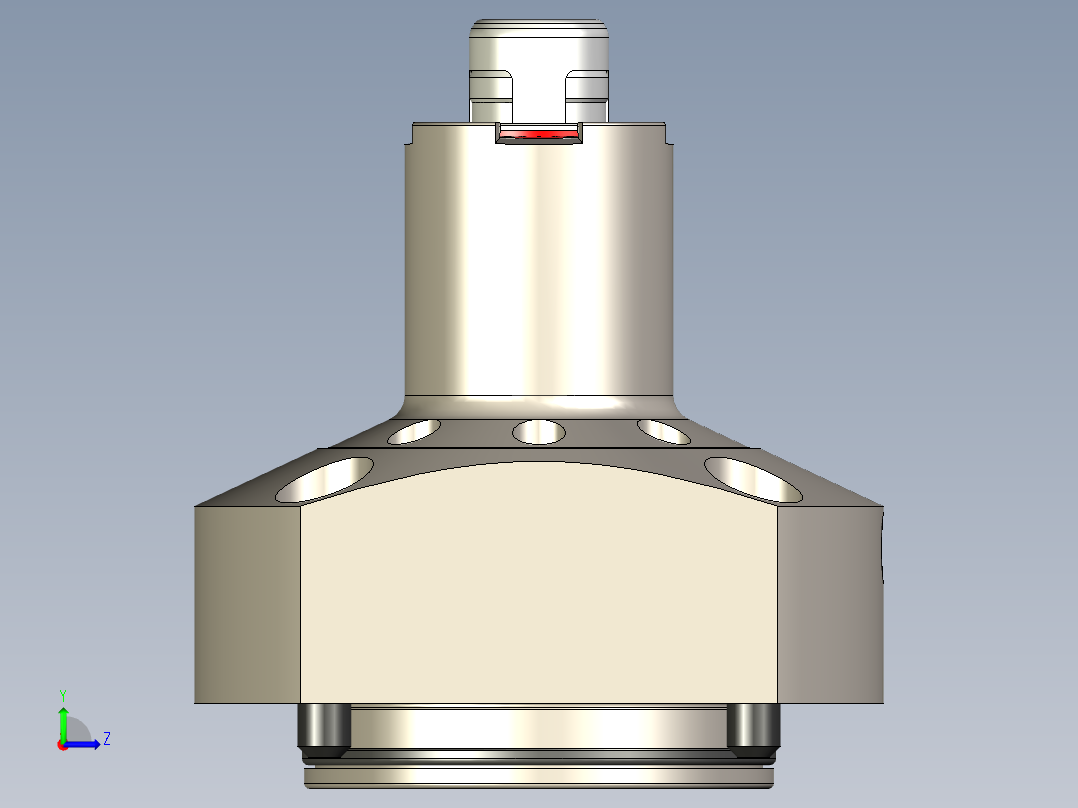 KOSMEKSFA3000-M1N-160-H65多系列多零件图纸模型多系列多零件图纸模型左视图