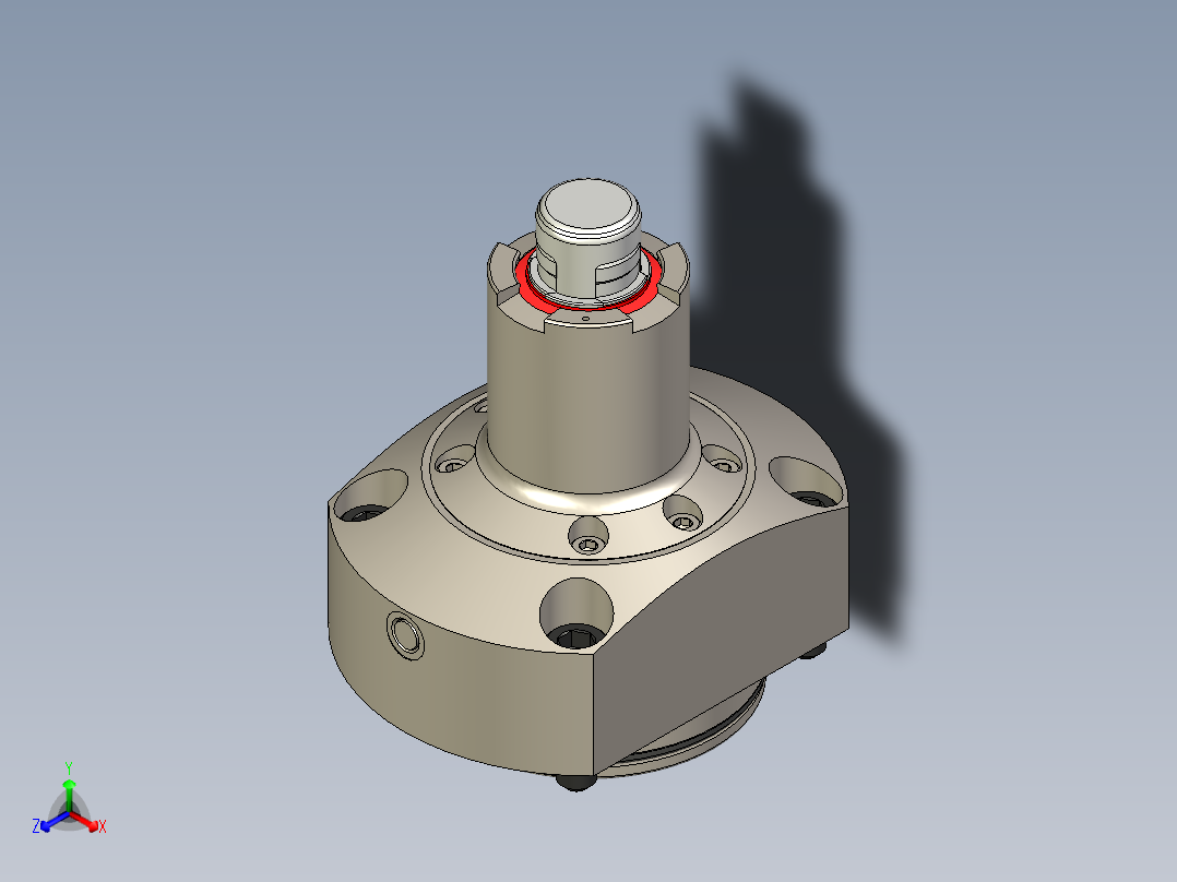 KOSMEKSFA3000-M1N-160-H65多系列多零件图纸模型多系列多零件图纸模型正等轴测图