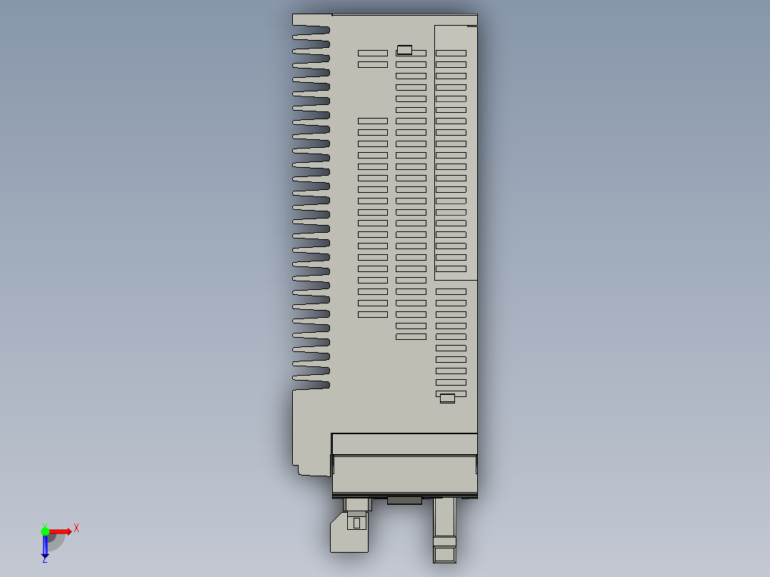 MCDKT3120E伺服控制器俯视图