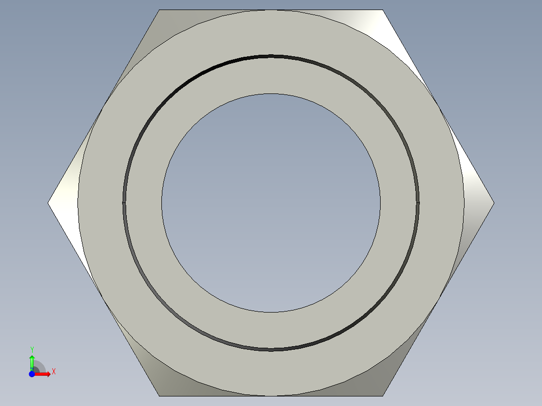 卡套式工业通用硬管接头24_gbu-s前视图