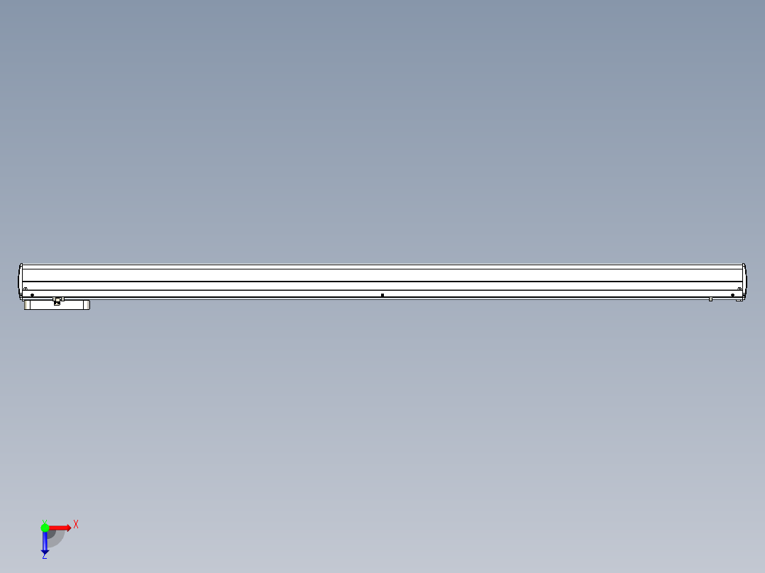 威洛博LC系列3d模型模组LC22H1Y-S1600俯视图