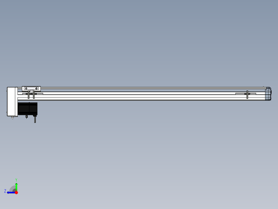Toyo东佑达直线模组-ETH12-1050-BM-200W右视图