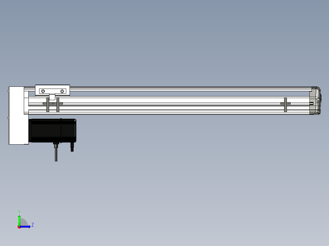 Toyo东佑达直线模组-ETH13-600-BM-400W左视图