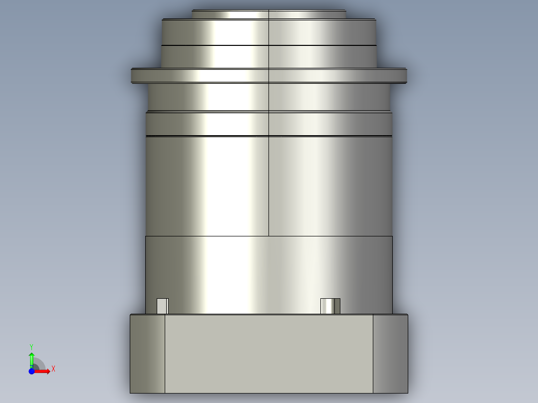 斜齿PHF140-L2 35-114.3-200-M12.STEP前视图