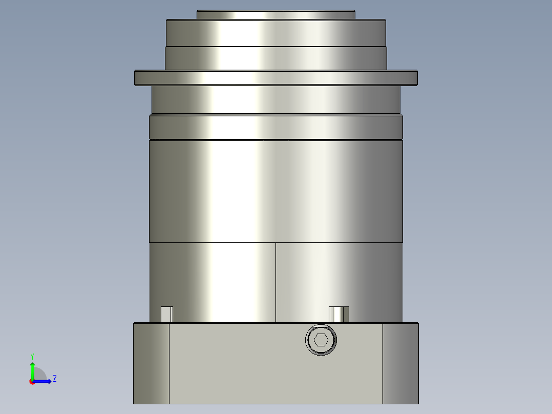 斜齿PHF140-L2 35-114.3-200-M12.STEP左视图