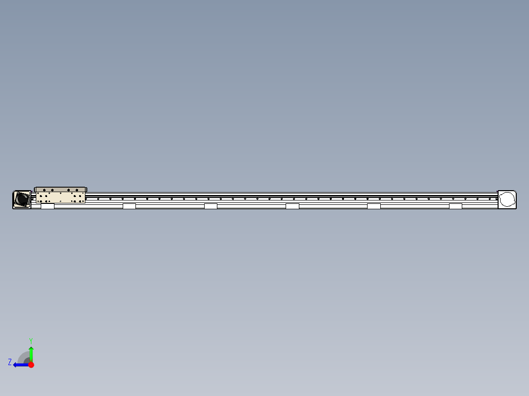 同步带滑台-欧规B8H-L176-S2000-L-ZP40-D3-N5右视图
