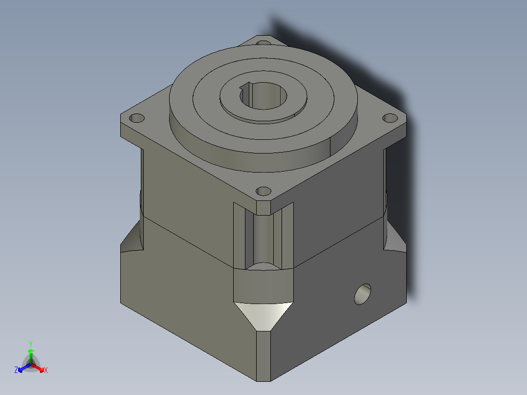 斜齿孔PGH180-L1 35-114.3-200-M12.STEP正等轴测图