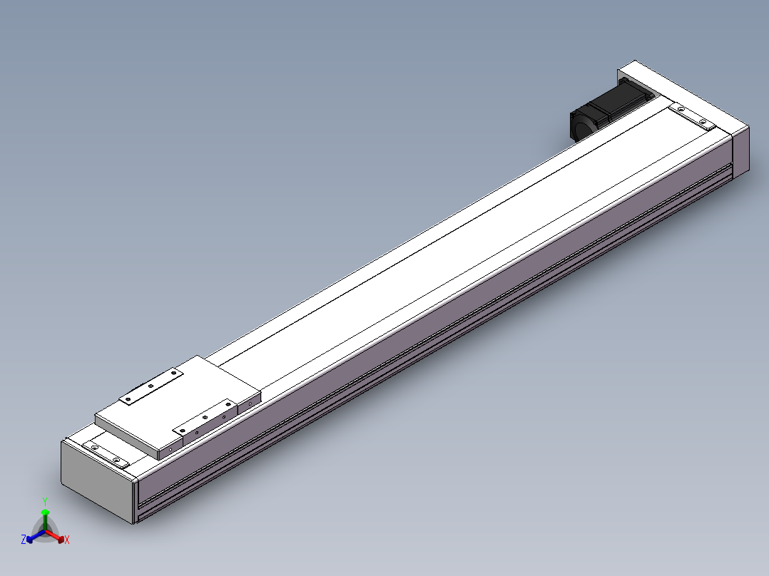 精密模组MC140-L05-800-BL-M200-C4正等轴测图