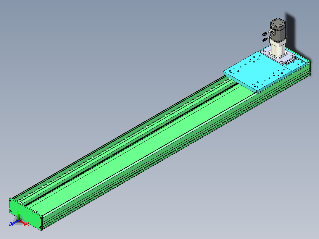 东锦齿条传动DH270G-L167-S1750-BU-减速机+750W