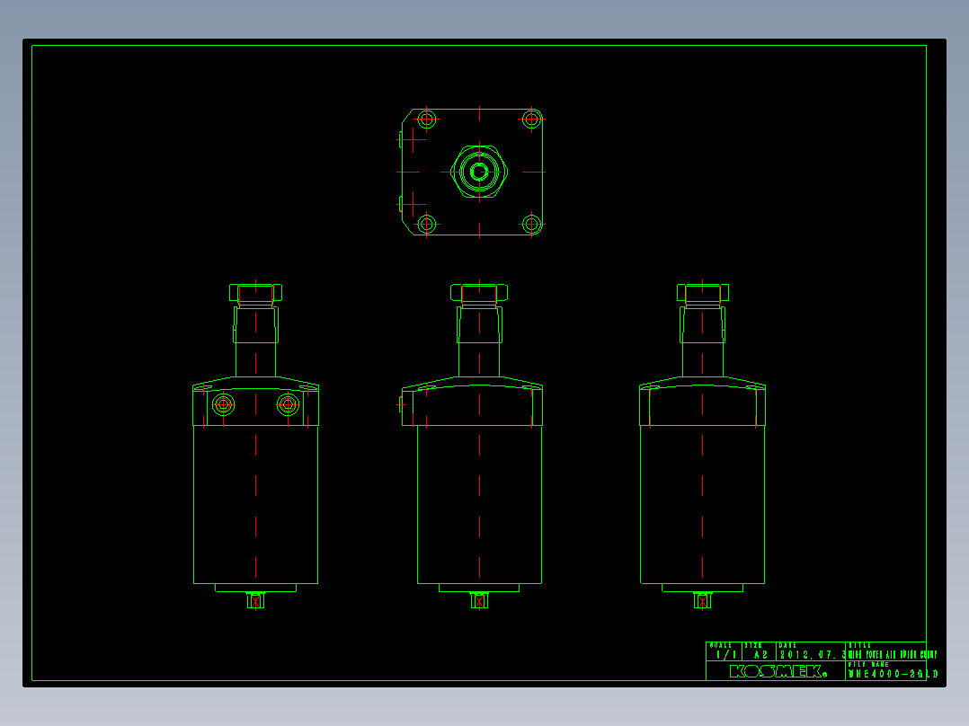 KOSMEKWHE4000-2GLD多系列多零件图纸模型多系列多零件图纸模型